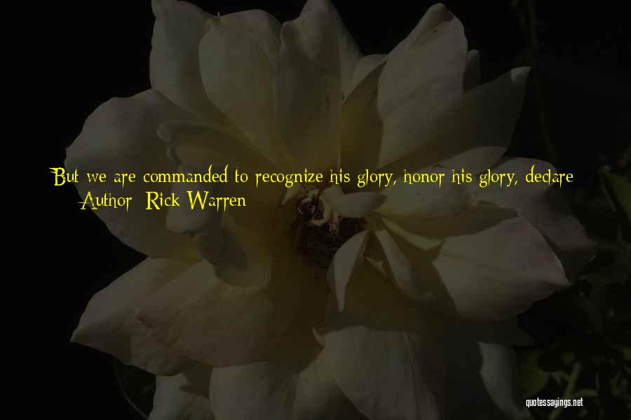 Rick O'connell Quotes By Rick Warren