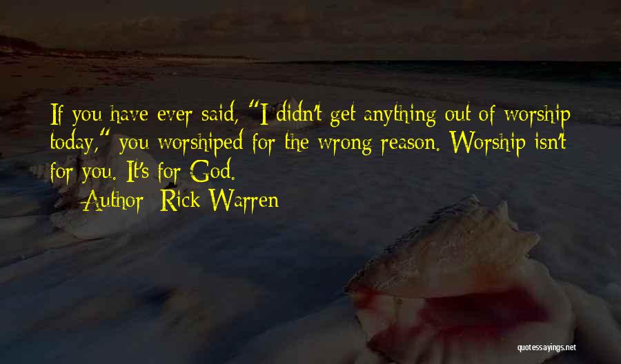 Rick Warren Quotes 963484