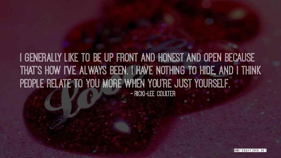 Ricki Lee Quotes By Ricki-Lee Coulter