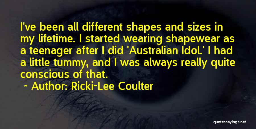 Ricki Lee Quotes By Ricki-Lee Coulter