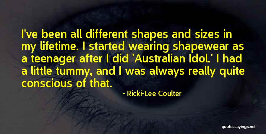 Ricki Lee Quotes By Ricki-Lee Coulter