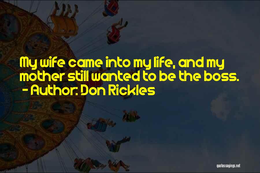 Rickles Quotes By Don Rickles