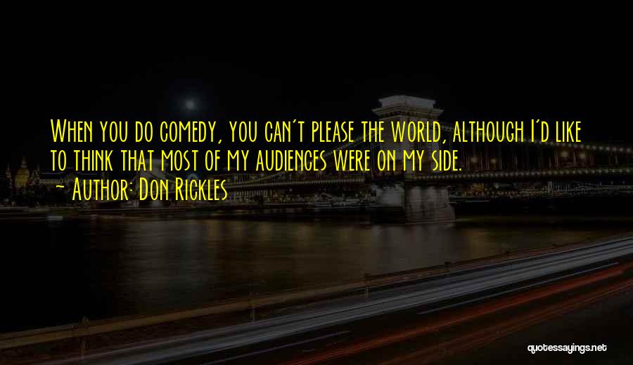 Rickles Quotes By Don Rickles