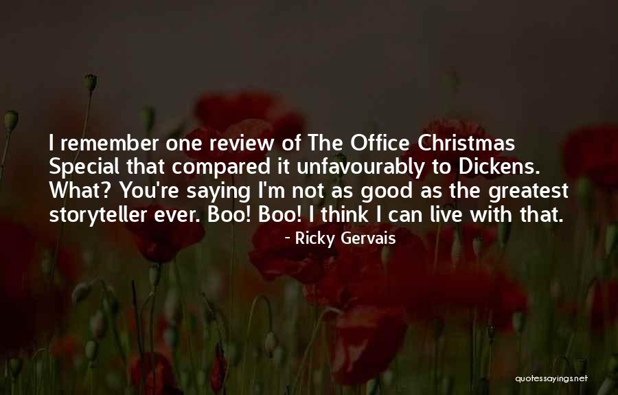 Ricky Christmas Special Quotes By Ricky Gervais