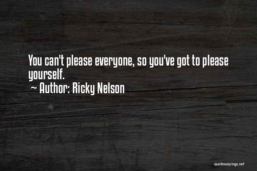 Ricky Nelson Quotes 820749