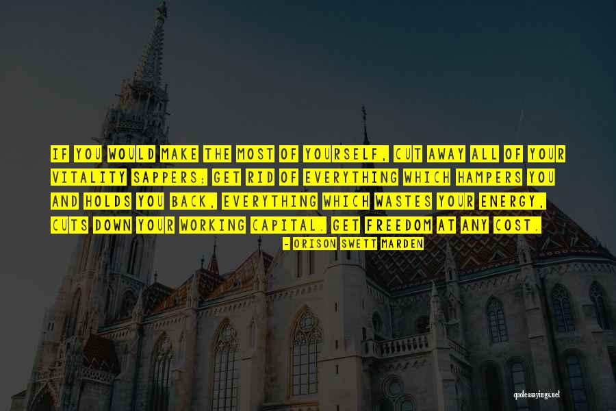 Rid Yourself Quotes By Orison Swett Marden Rid Yourself Quotes By Orison Swett Marden