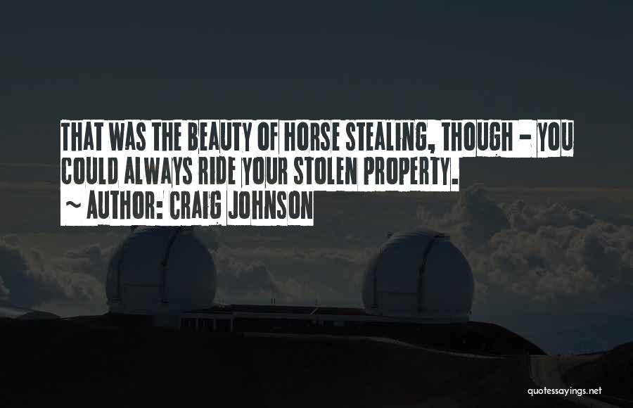 Ride Quotes By Craig Johnson