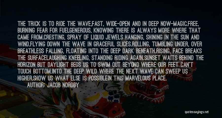 Ride The Wave Of Life Quotes By Jacob Nordby