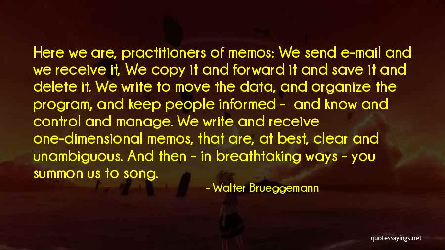Rideem Cowboy Quotes By Walter Brueggemann