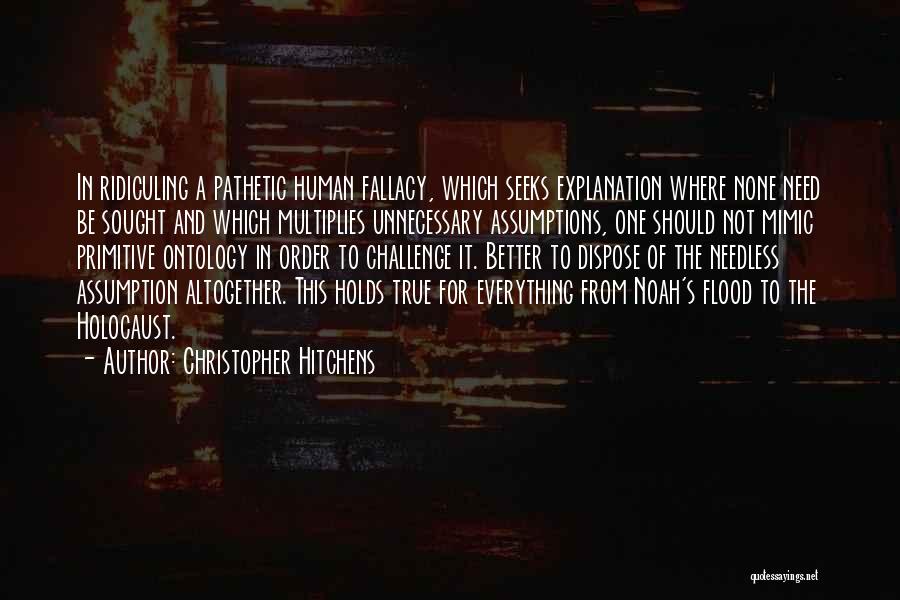 Ridiculing Religion Quotes By Christopher Hitchens