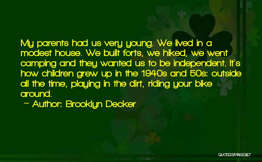 Riding A Dirt Bike Quotes By Brooklyn Decker