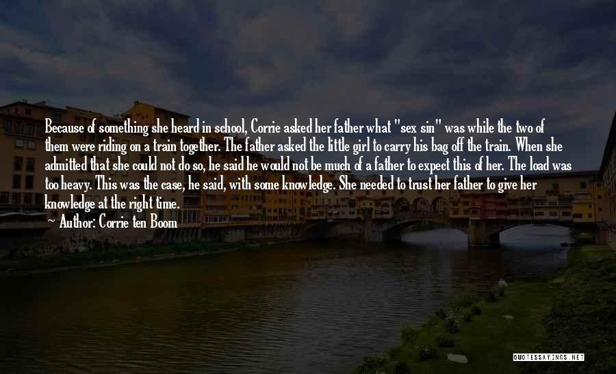 Riding The Train Quotes By Corrie Ten Boom