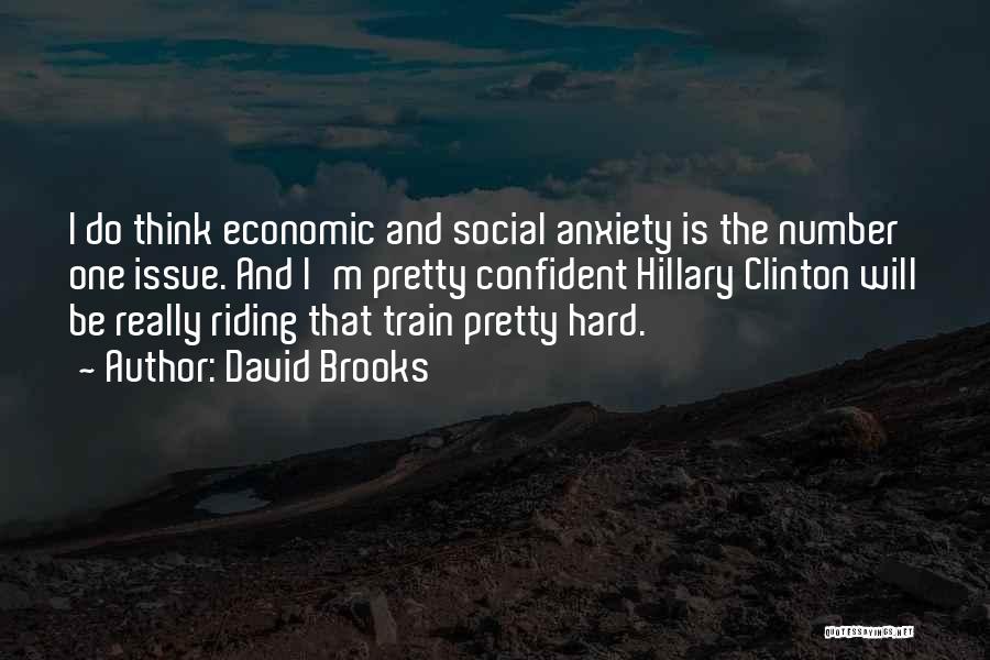 Riding The Train Quotes By David Brooks