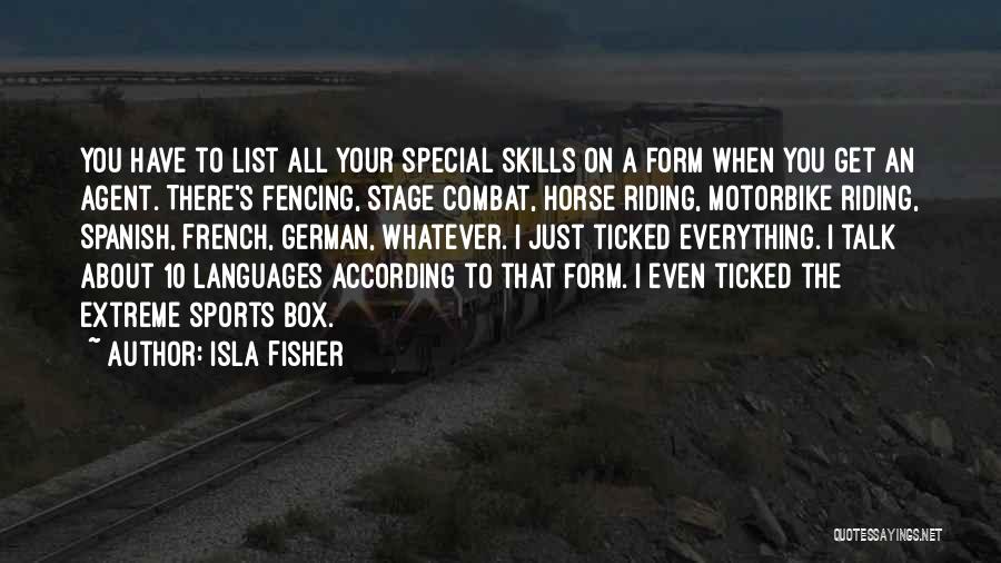 Riding Your Horse Quotes By Isla Fisher
