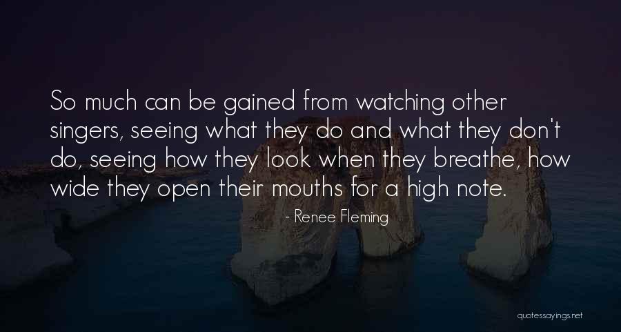Ridlor Quotes By Renee Fleming