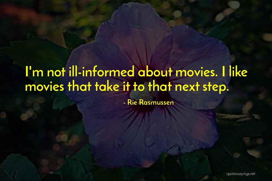 Rie Rasmussen Quotes 2126347 Rie Rasmussen Quotes 2126347