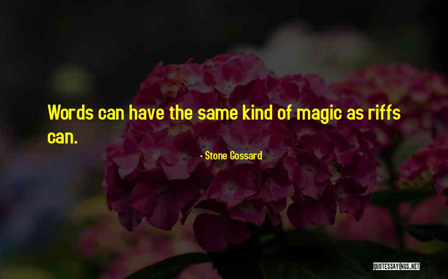 Riffs Quotes By Stone Gossard Riffs Quotes By Stone Gossard