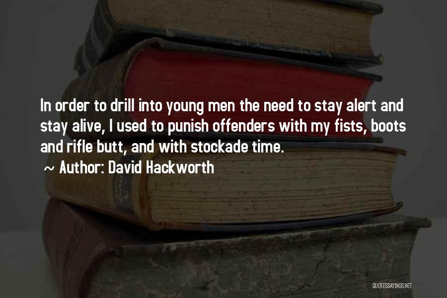 Rifle Quotes By David Hackworth