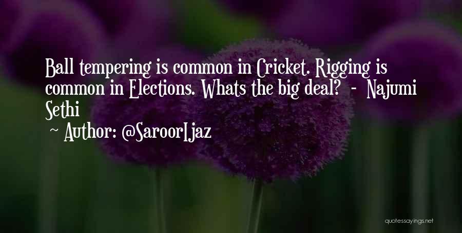 Rigging Elections Quotes By @SaroorIjaz