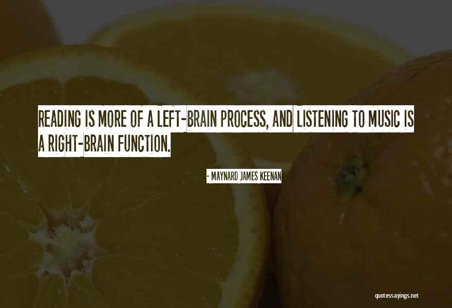 Right And Left Brain Quotes By Maynard James Keenan