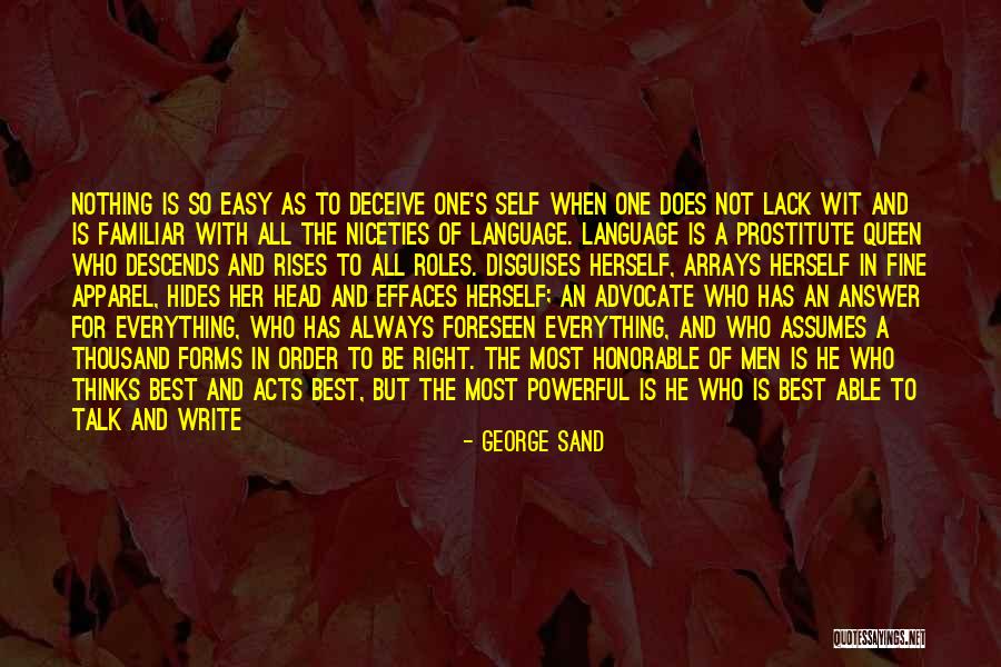 Right Answer Quotes By George Sand Right Answer Quotes By George Sand