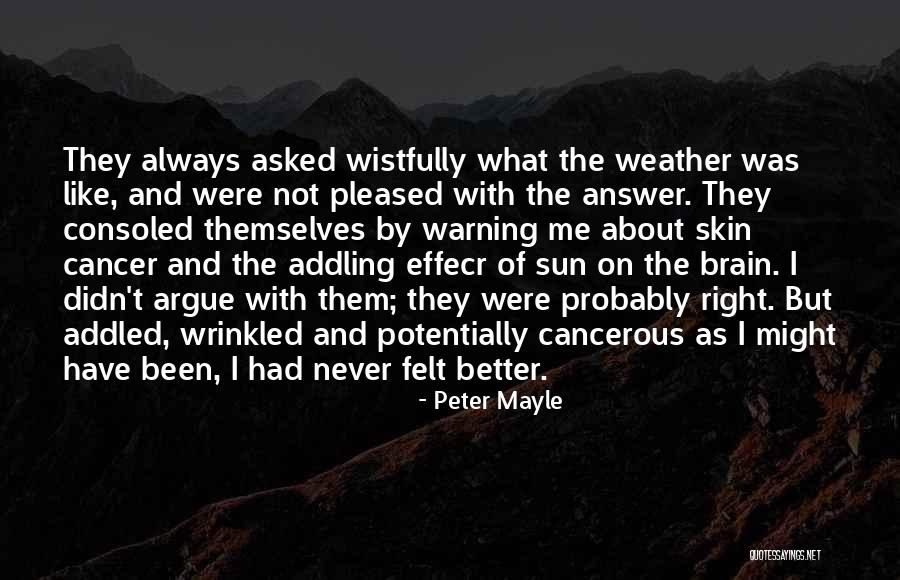 Right Answer Quotes By Peter Mayle Right Answer Quotes By Peter Mayle