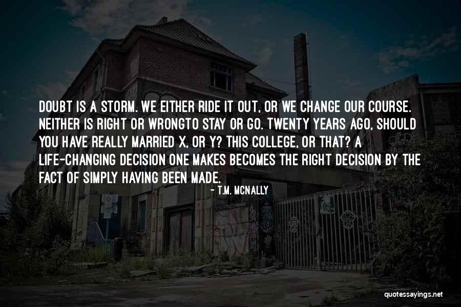 Right Becomes Wrong Quotes By T.M. McNally Right Becomes Wrong Quotes By T.M. McNally
