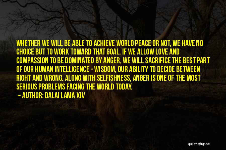 Right Choice Love Quotes By Dalai Lama XIV