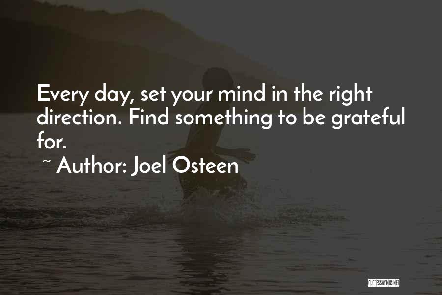 Right Direction In Life Quotes By Joel Osteen