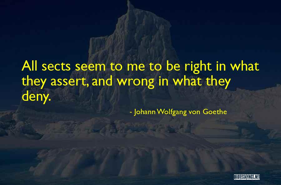 Right Doctrine Quotes By Johann Wolfgang Von Goethe