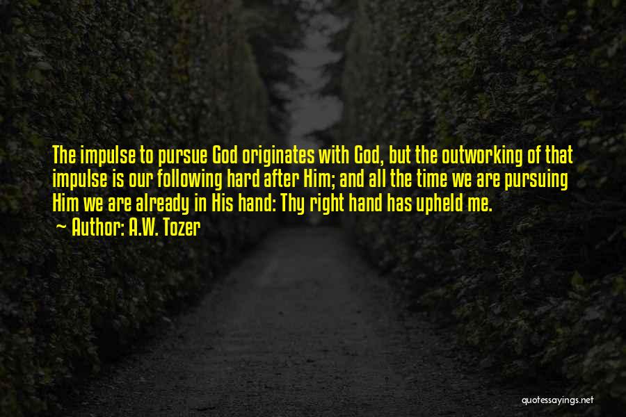 Right Hand Of God Quotes By A.W. Tozer