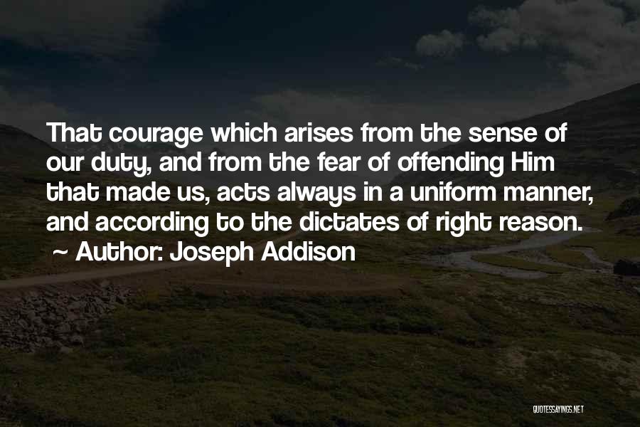 Right Manner Quotes By Joseph Addison