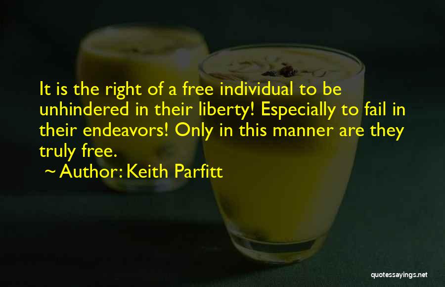 Right Manner Quotes By Keith Parfitt