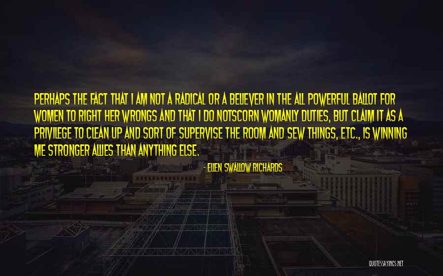 Right My Wrongs Quotes By Ellen Swallow Richards Right My Wrongs Quotes By Ellen Swallow Richards