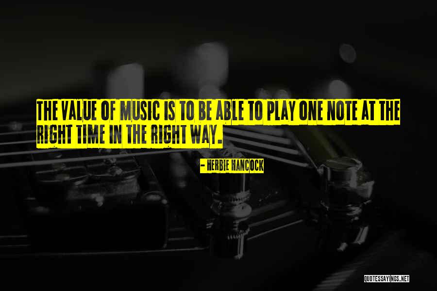 Right Note Quotes By Herbie Hancock Right Note Quotes By Herbie Hancock