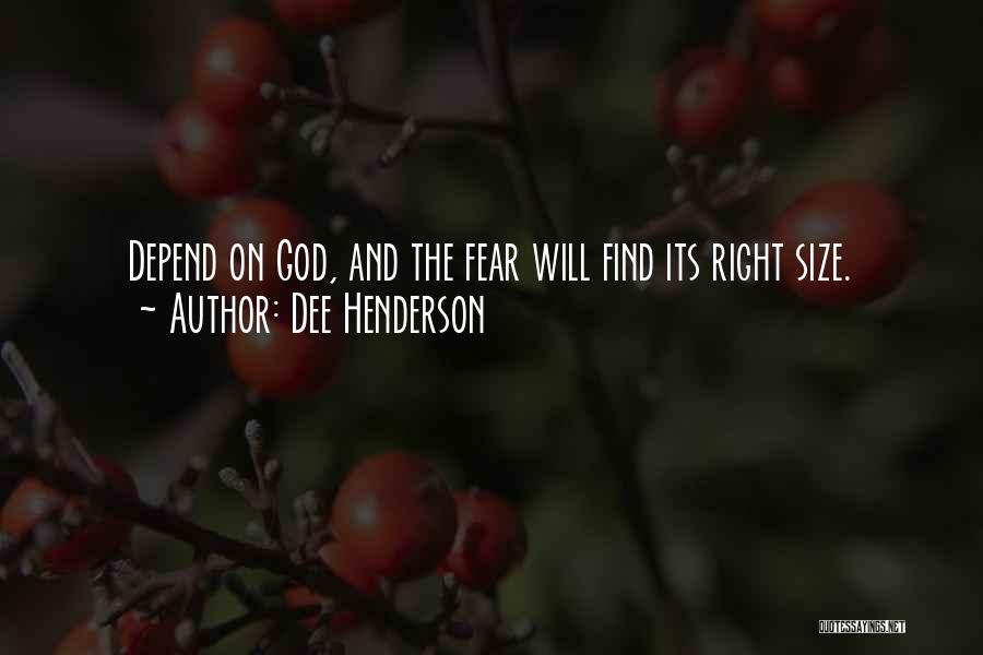 Right Size Quotes By Dee Henderson