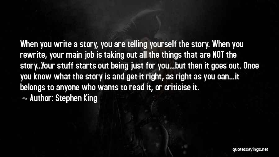 Right Stuff Quotes By Stephen King