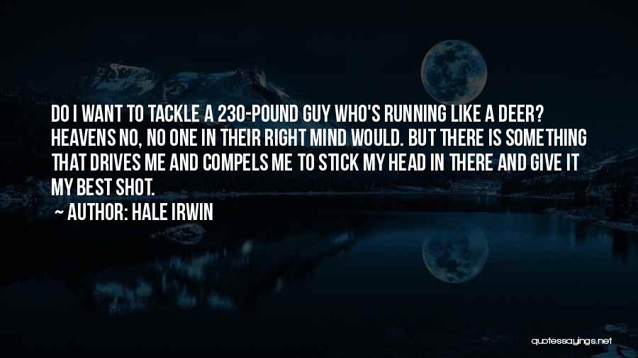 Right Tackle Quotes By Hale Irwin