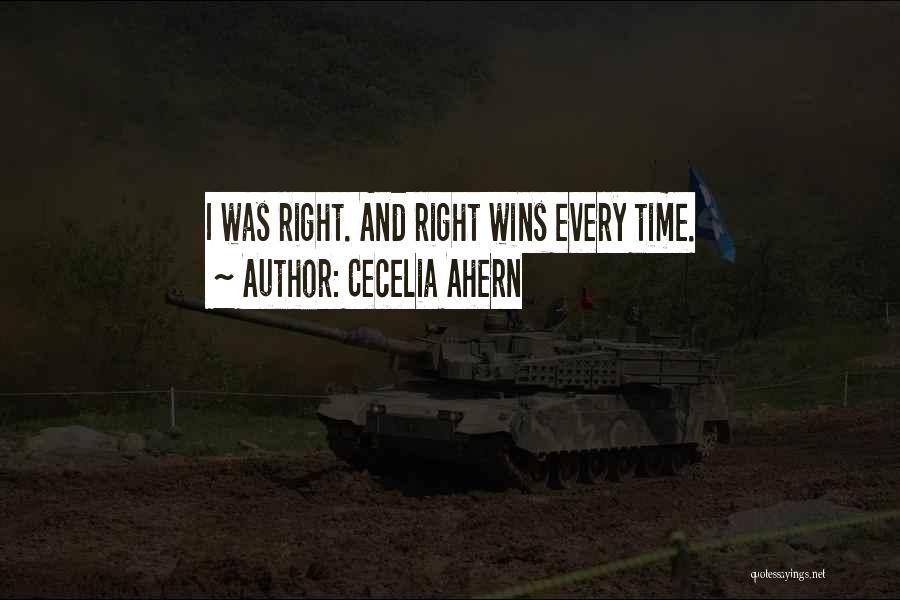 Right Time Quotes By Cecelia Ahern