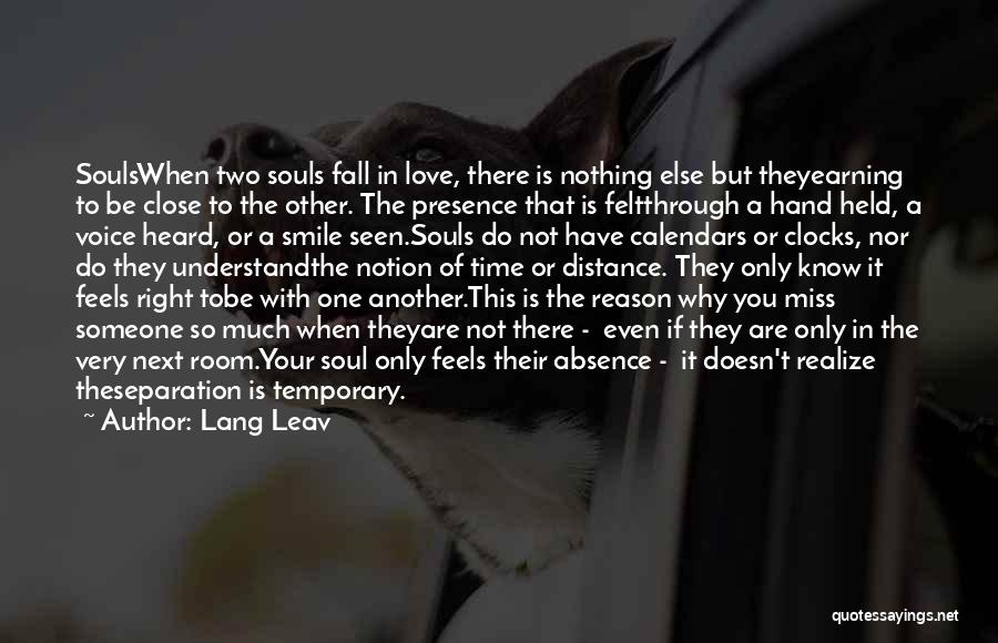 Right Time To Fall In Love Quotes By Lang Leav