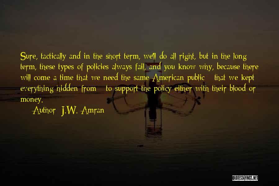 Right Time Will Come Quotes By J.W. Amran