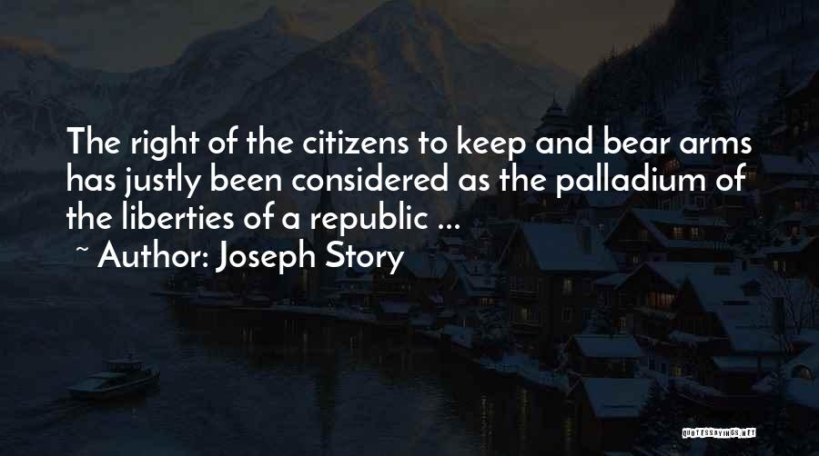 Right To Bear Arms Quotes By Joseph Story