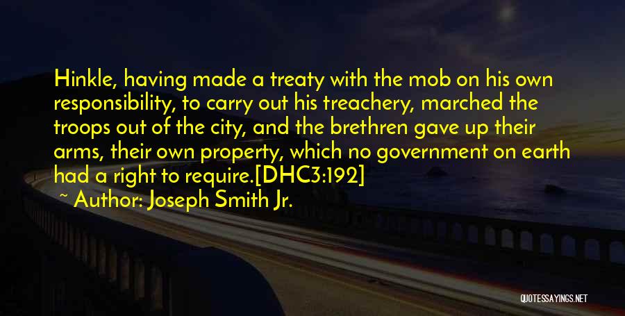 Right To Carry Quotes By Joseph Smith Jr.