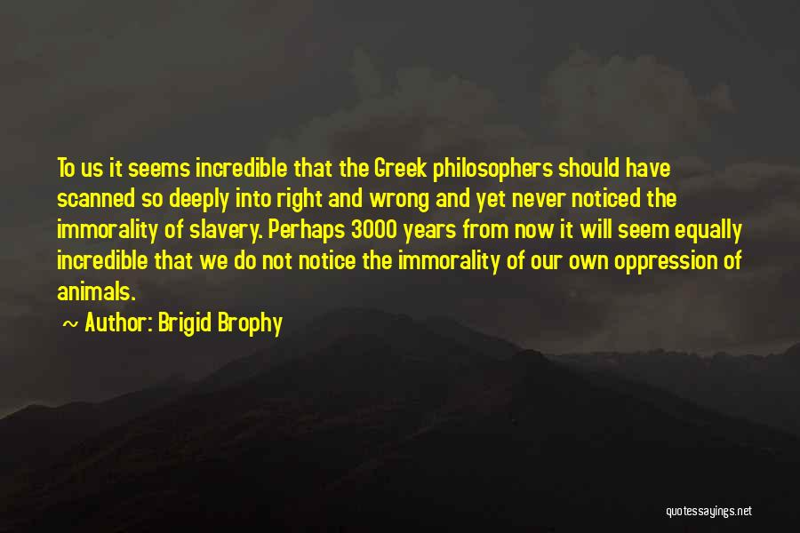 Right To Equality Quotes By Brigid Brophy