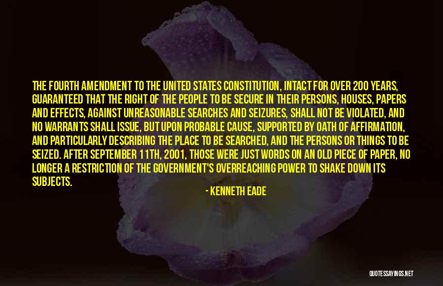 Right To Freedom Quotes By Kenneth Eade