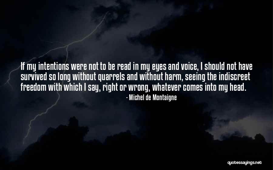 Right To Freedom Quotes By Michel De Montaigne