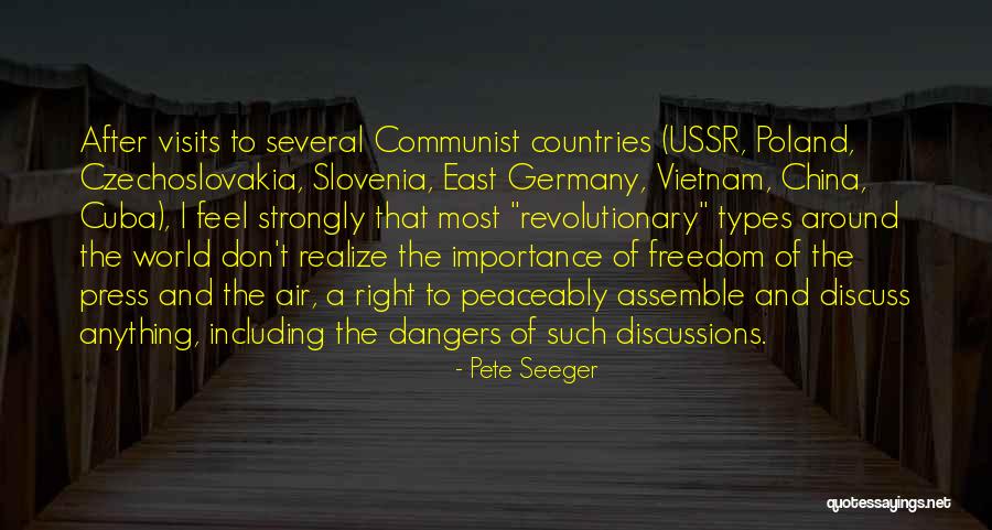 Right To Freedom Quotes By Pete Seeger Right To Freedom Quotes By Pete Seeger