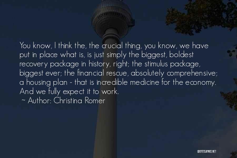 Right To Housing Quotes By Christina Romer