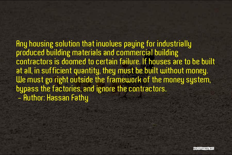 Right To Housing Quotes By Hassan Fathy