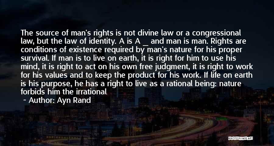 Right To Live Quotes By Ayn Rand